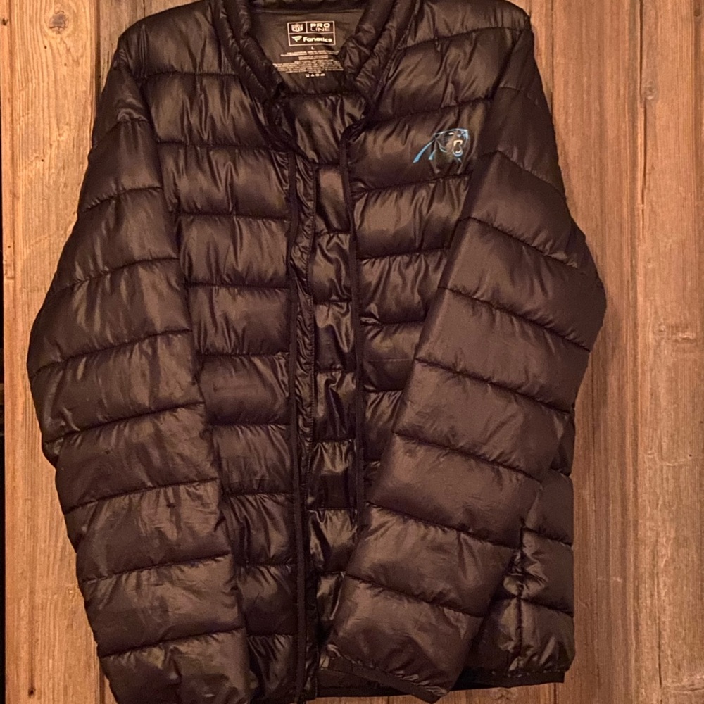 Fanatic Carolina Panthers puffer coat